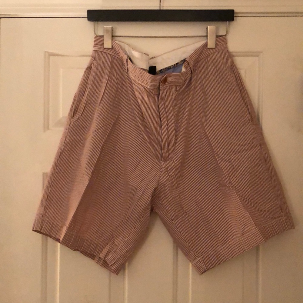 J. Crew seersucker shorts
